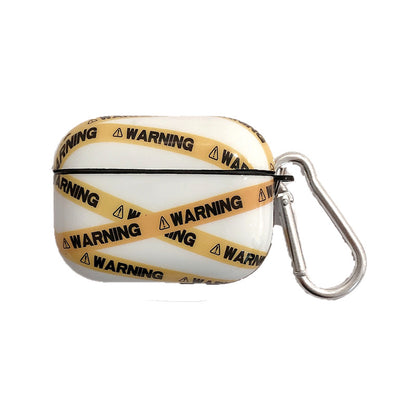 Danger warning sign Apple AirPods Case