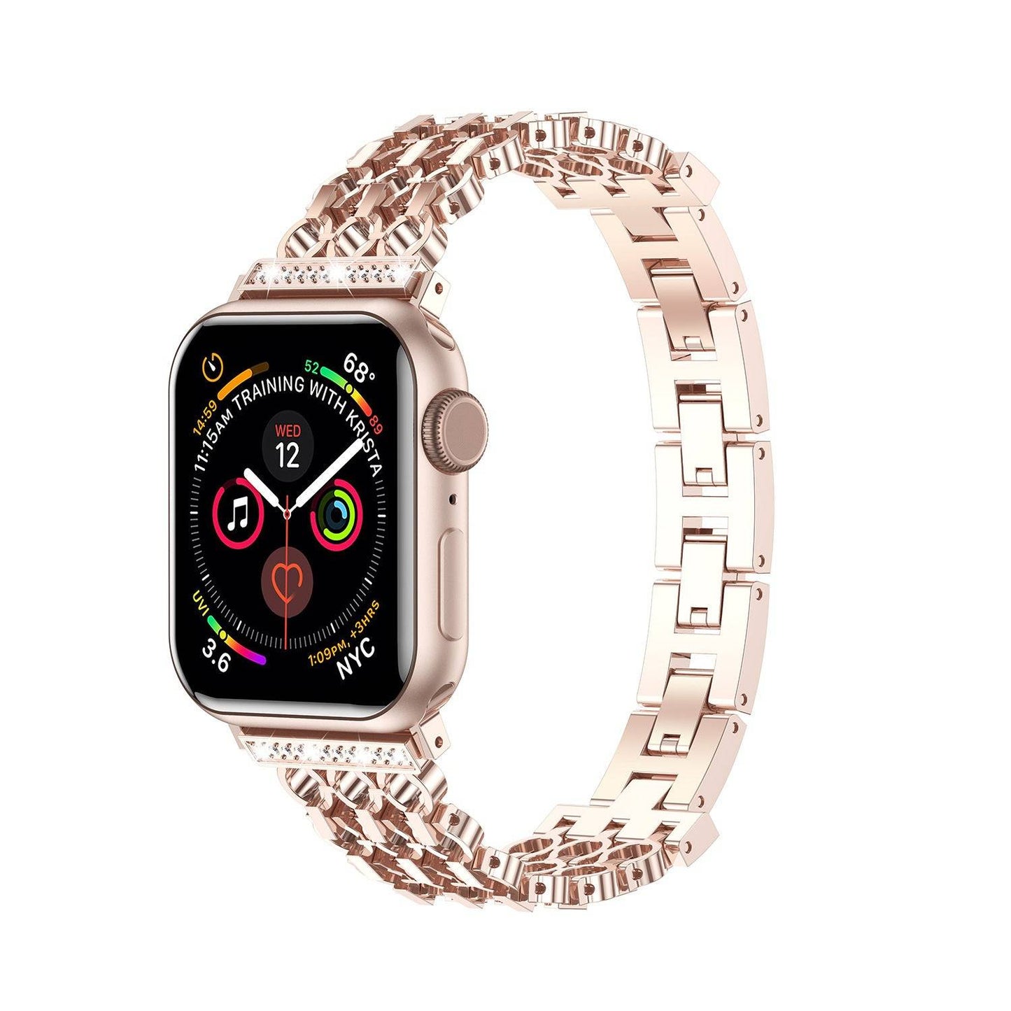 Stainless Steel Mesh Detachable Metal Apple Watch Strap