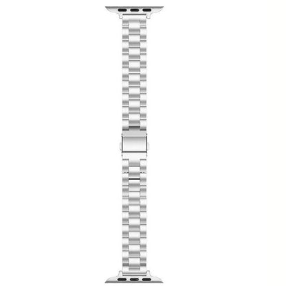 Three Beads Stainless Steel Solid Apple Watch Strap