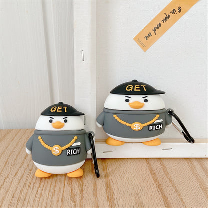 Cute Hip Hop Duck Apple AirPods Case