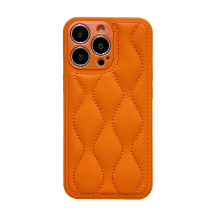 CASYFiE Klein Wave Pattern Down Jacket Apple iPhone Case