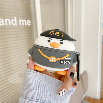 Cute Hip Hop Duck Apple AirPods Case