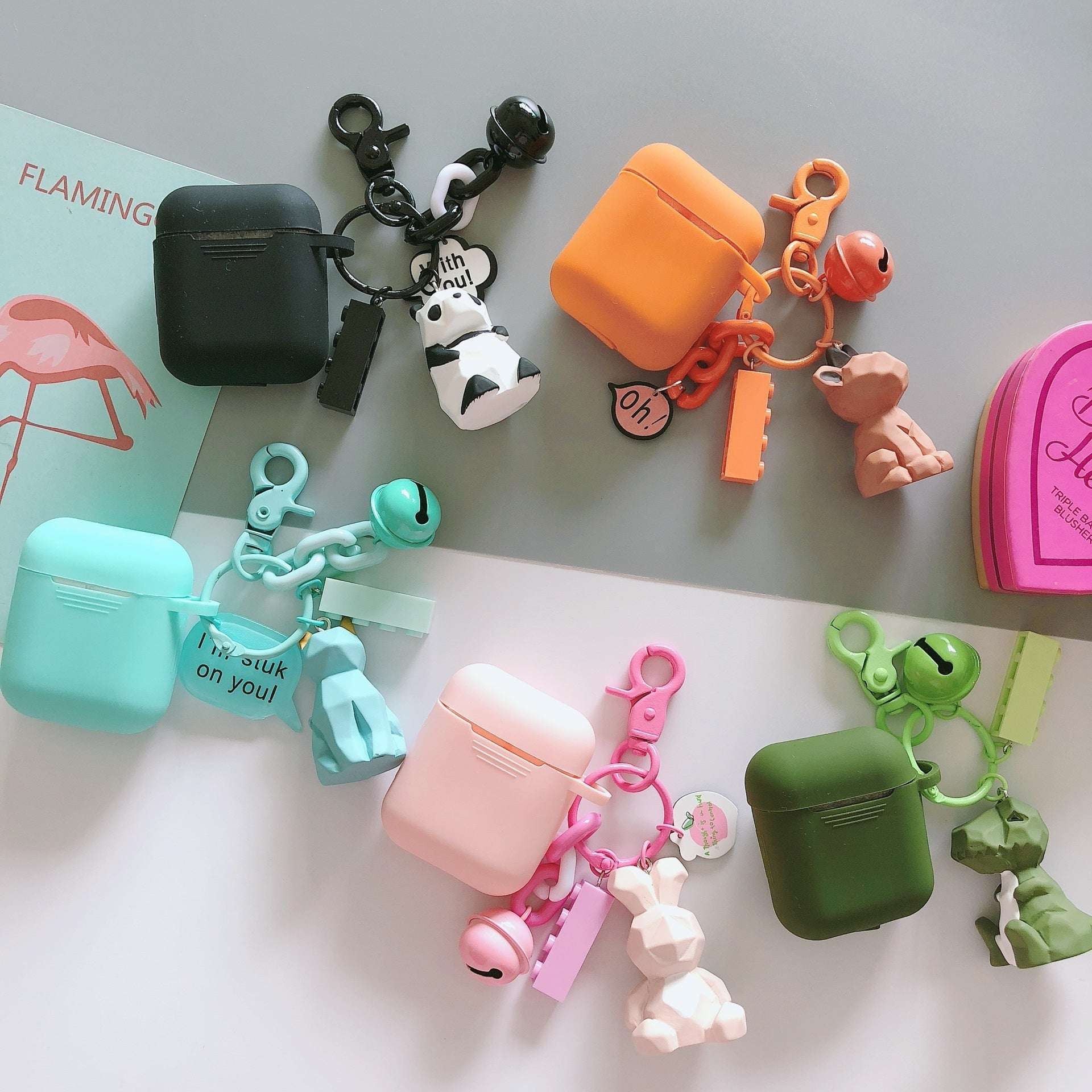 Diamond block animal Apple AirPods Case