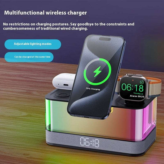 Magnetic Wireless Charger & Speaker Clock