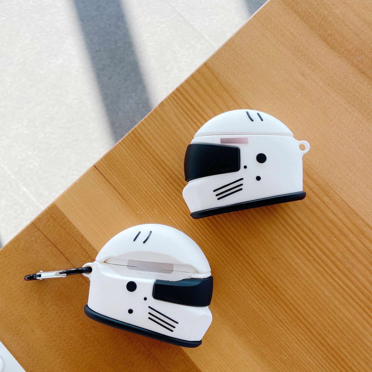 Motorcycle helmet AirPods Case