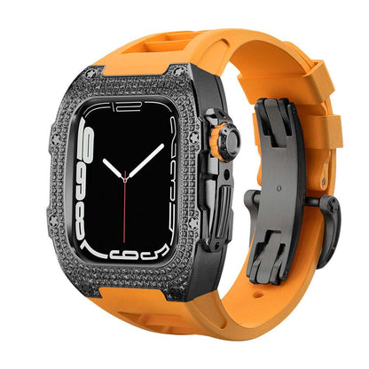 CASYFiE Modified With Diamond Case Apple Watch Strap