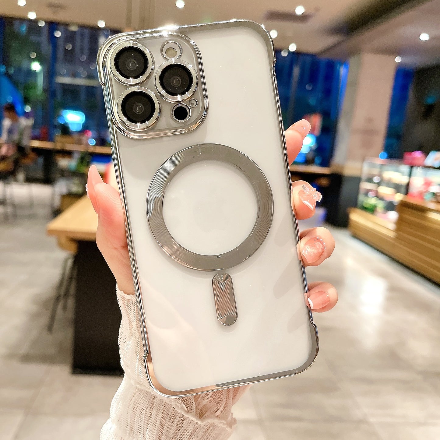 Magnetic Bezel-free iPhone Case