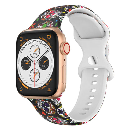 Printed Silicone Apple Watch Strap