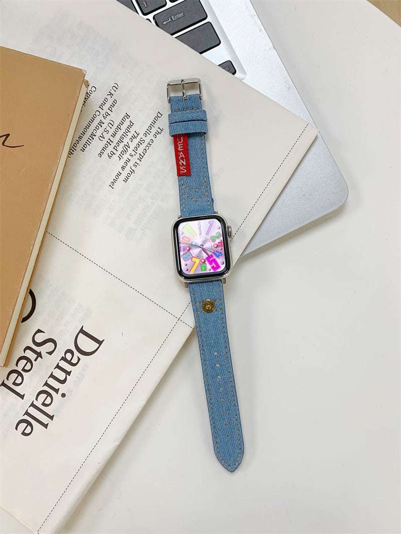 CASYFiE Vintage Embroidered Apple Watch Strap