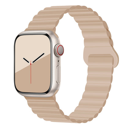 Premium Silicone Full Magnetic Apple Watch Strap