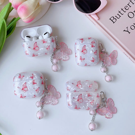 Shell Pattern Butterfly Apple AirPods Case