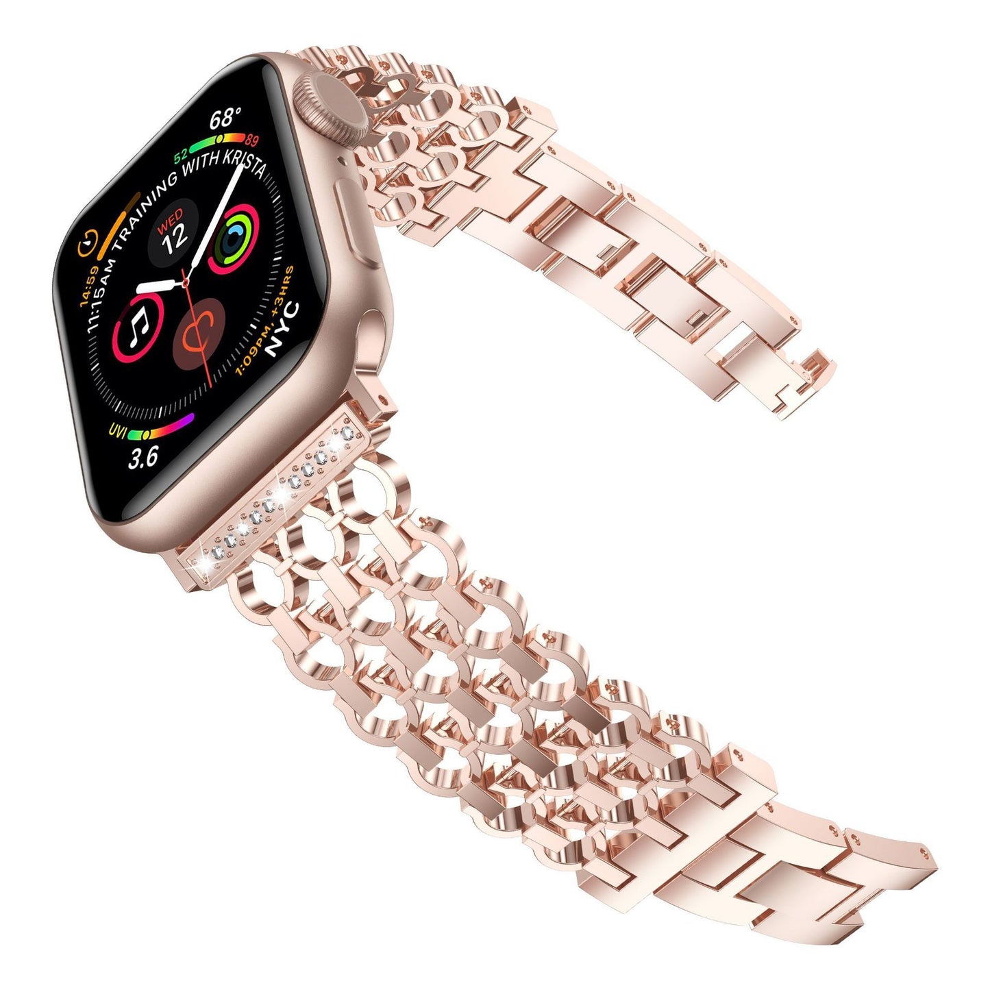 Stainless Steel Mesh Detachable Metal Apple Watch Strap