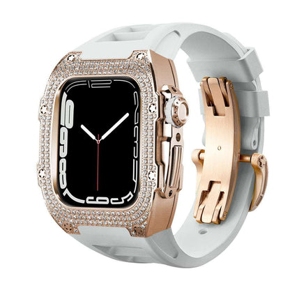 CASYFiE Modified With Diamond Case Apple Watch Strap