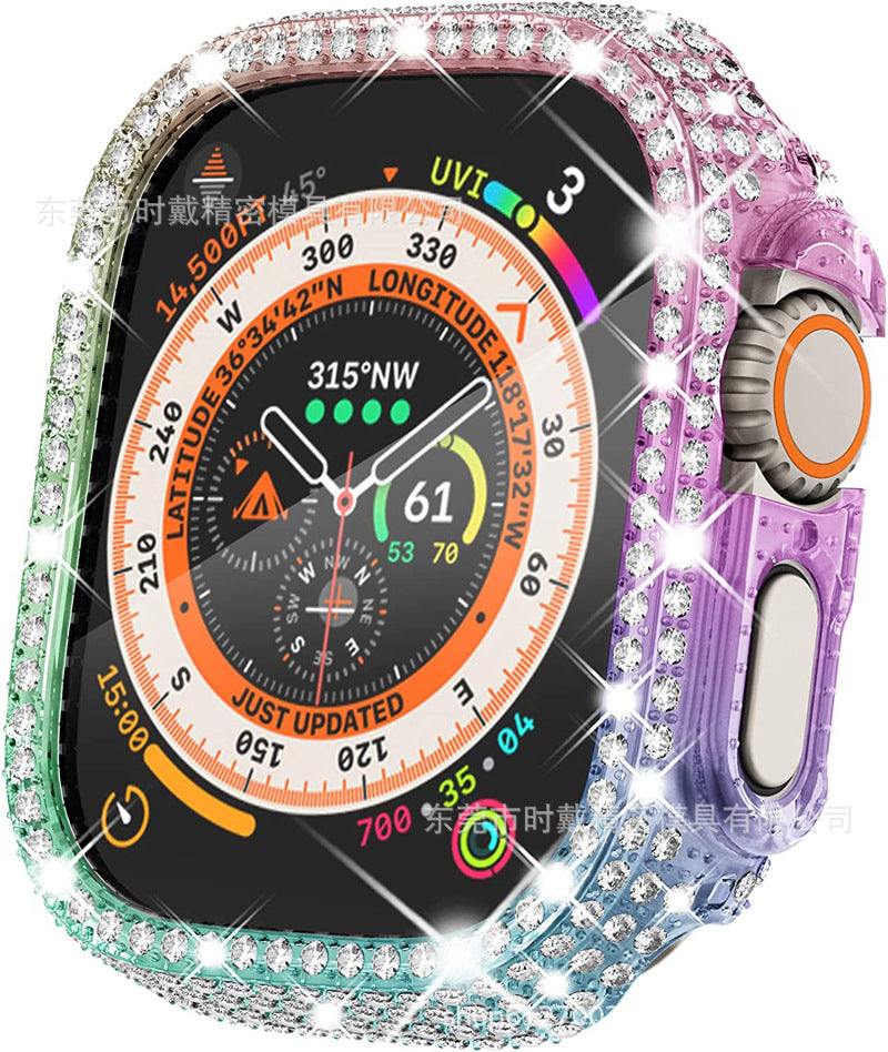 Diamond Cut-out Apple Watch Case 49 MM