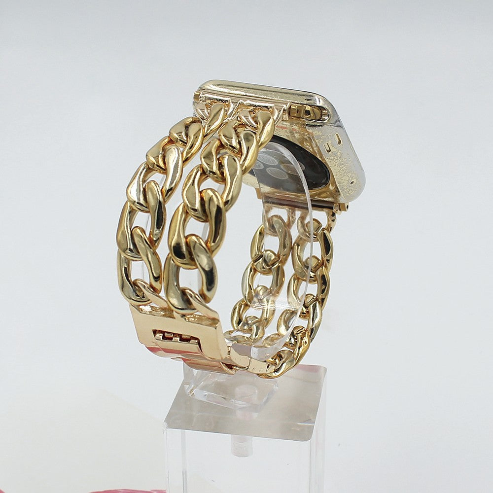 CASYFiE Resin Spliced Metal Apple Watch Strap