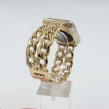 CASYFiE Resin Spliced Metal Apple Watch Strap