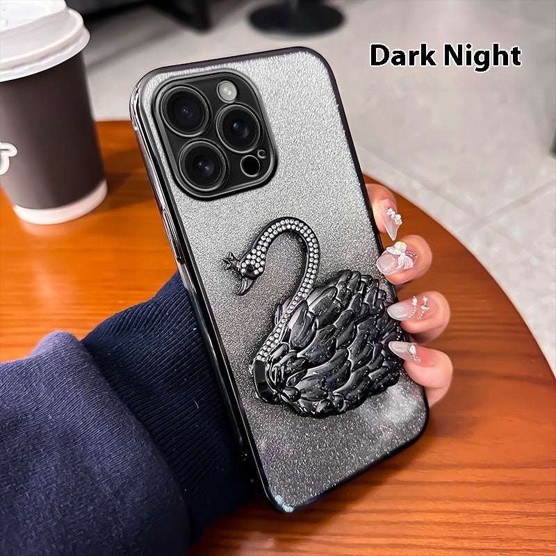 Quicksand Swan Bracket iPhone Case