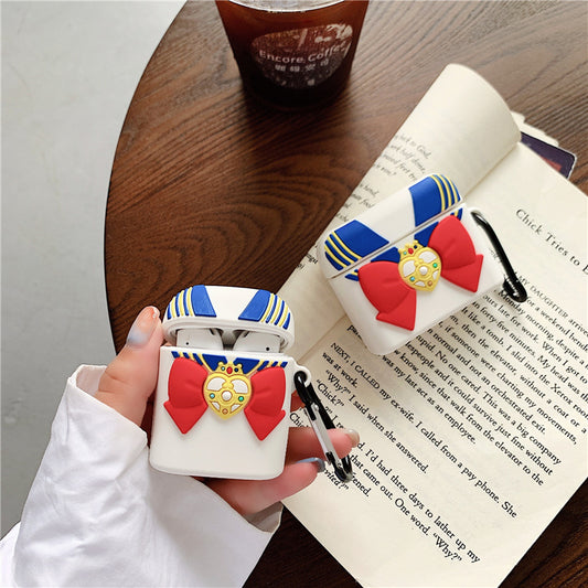 Cute Bow Style Silicone Apple AirPods Cover
