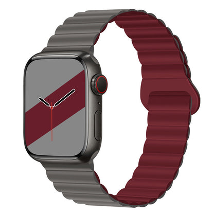 Premium Silicone Full Magnetic Apple Watch Strap