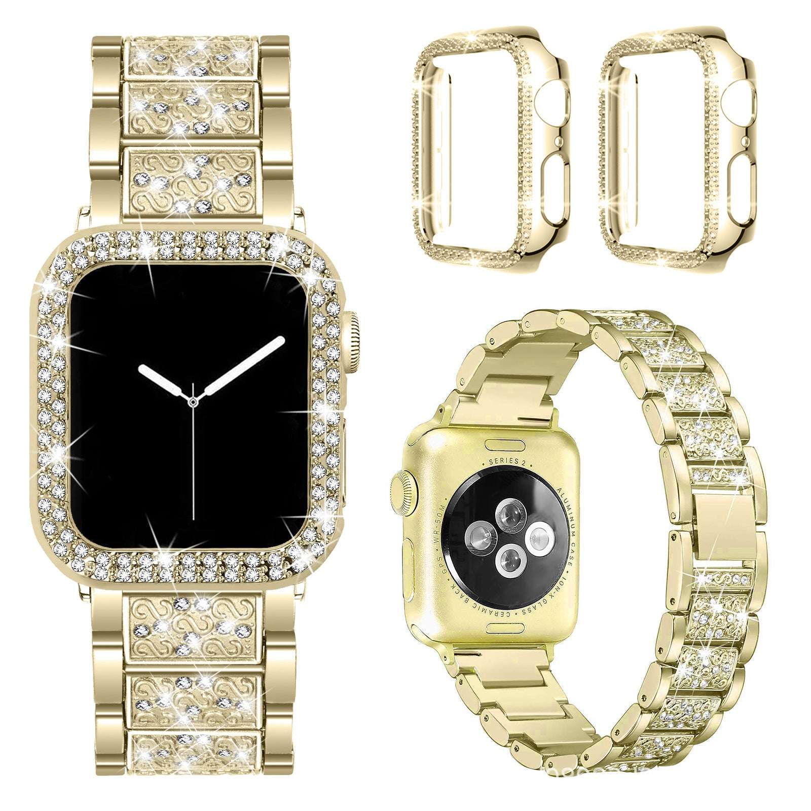 CASYFiE Diamond Plus 2 Bezels Apple Watch Strap