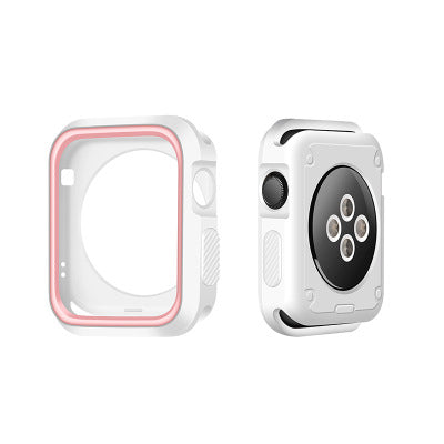 Two-color Silicone Soft Apple Watch Case 38/40/41/44 MM