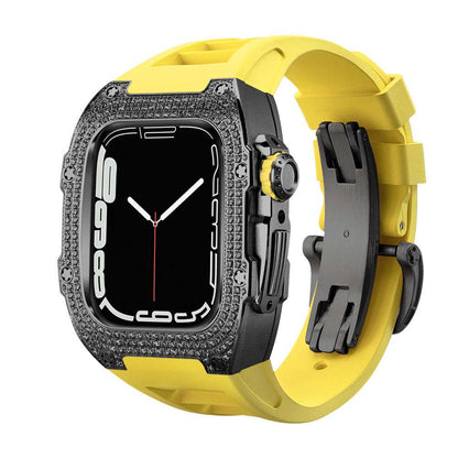 CASYFiE Modified With Diamond Case Apple Watch Strap