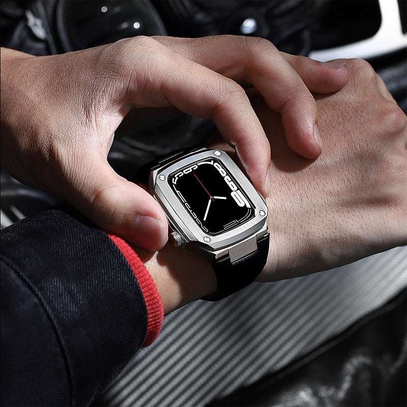 CASYFiE Leather Apple Watch Convertor Strap