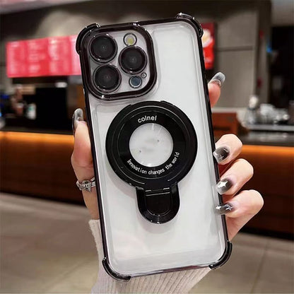 Magnetic Suction With Four Shatterproof Angles iPhone Case