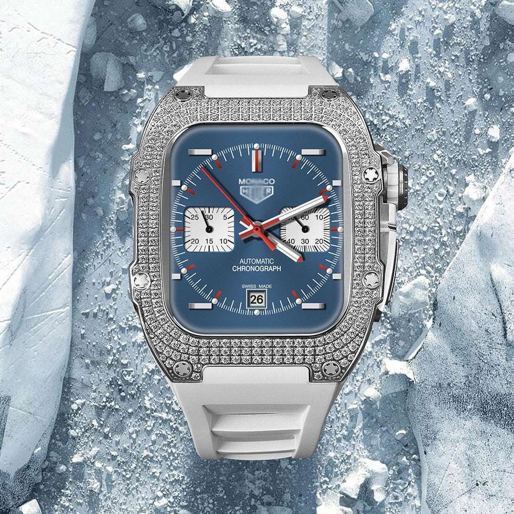 CASYFiE Modified With Diamond Case Apple Watch Strap