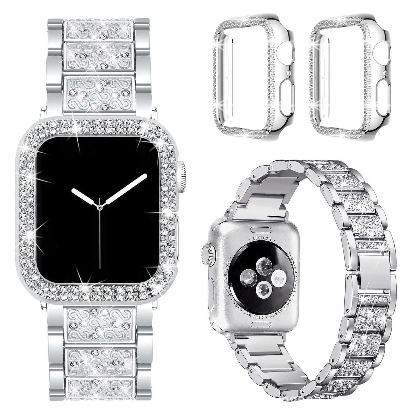 CASYFiE Diamond Plus 2 Bezels Apple Watch Strap