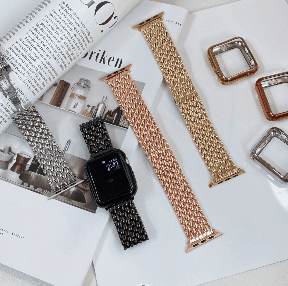 CASYFiE Metal Apple Watch Strap