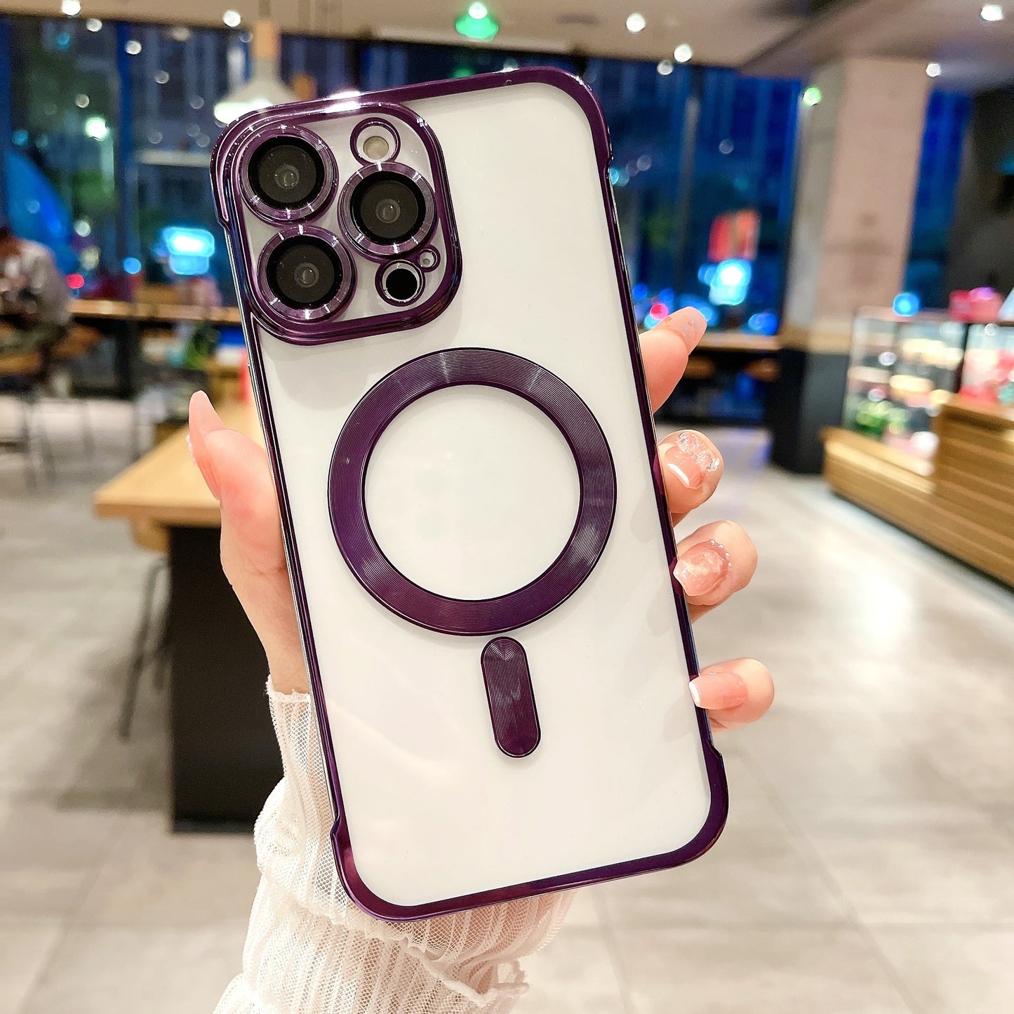 Magnetic Bezel-free iPhone Case