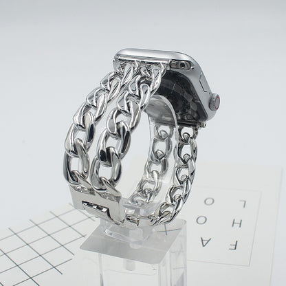 CASYFiE Resin Spliced Metal Apple Watch Strap