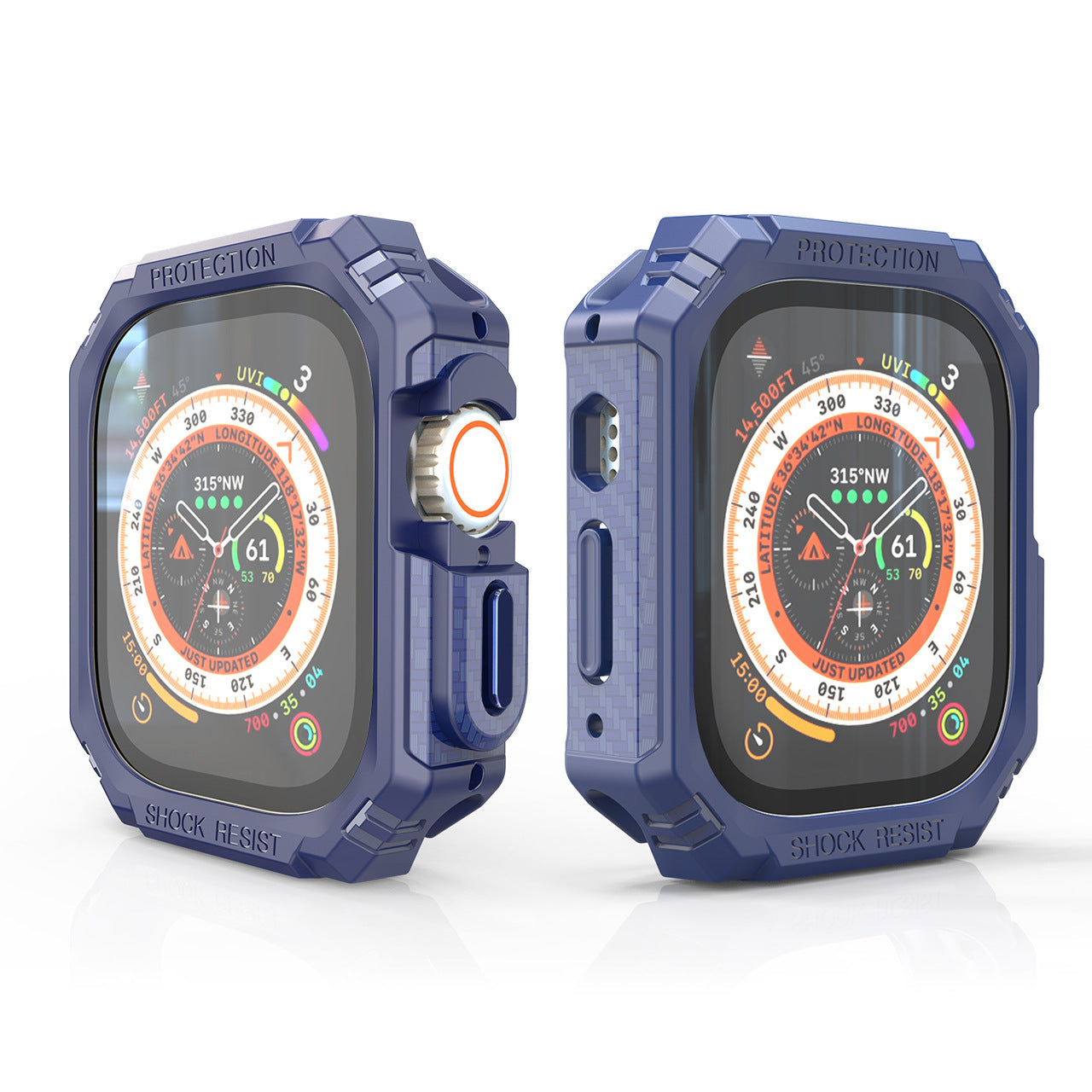 Carbon Fiber Half Pack Apple Watch Case