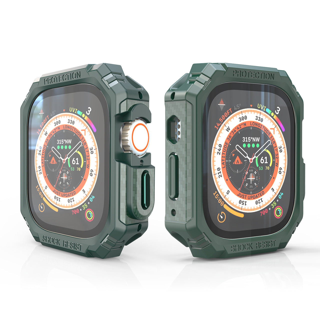 Carbon Fiber Half Pack Apple Watch Case