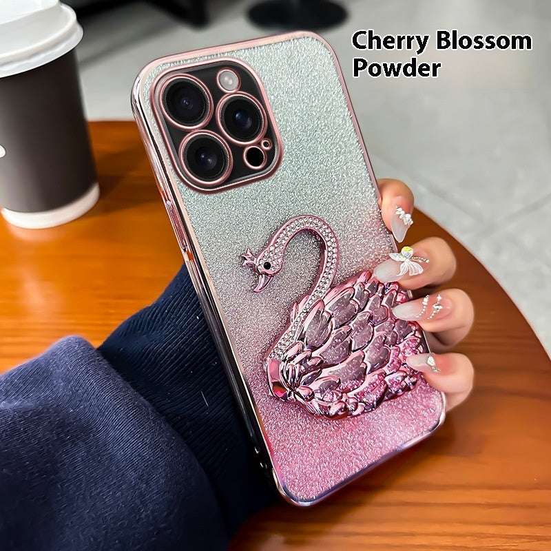 Quicksand Swan Bracket iPhone Case