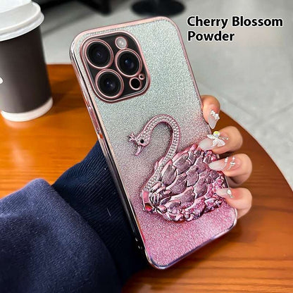 Quicksand Swan Bracket iPhone Case