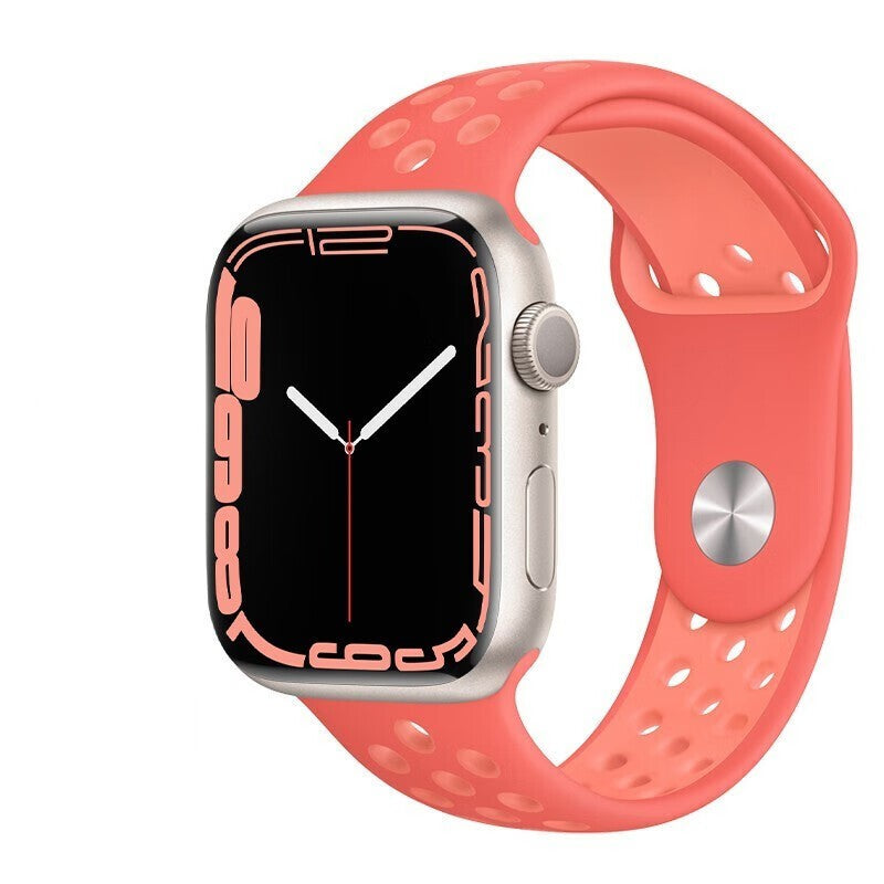 Sports Rainbow Silicone Apple Watch Strap