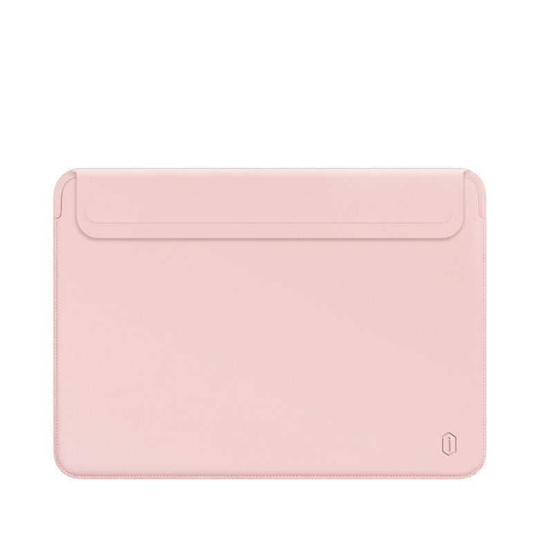 Premium PU Leather Clamshell Laptop Sleeve – Sleek & Professional