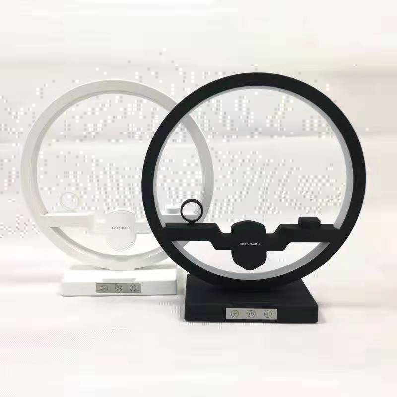 4-in-1 Bedside Lamp Wireless Charger