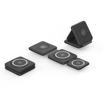 3 in 1 Folding Magnetic Suction Wireless Charger