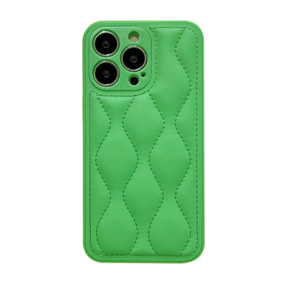 CASYFiE Klein Wave Pattern Down Jacket Apple iPhone Case