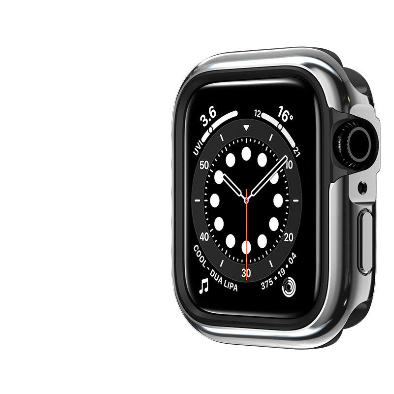 Silicone Metal Apple Watch Case