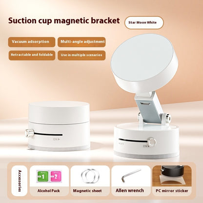 Foldable Magnetic Vacuum Phone Holder