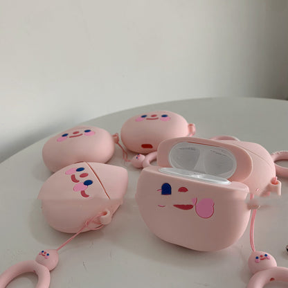 Cute Peach Apple AirPods Case