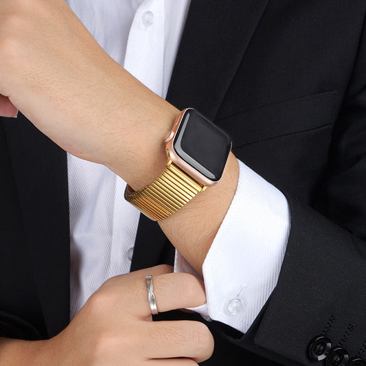 Luxury Stainless Steel Link Bracelet Apple Watch Band