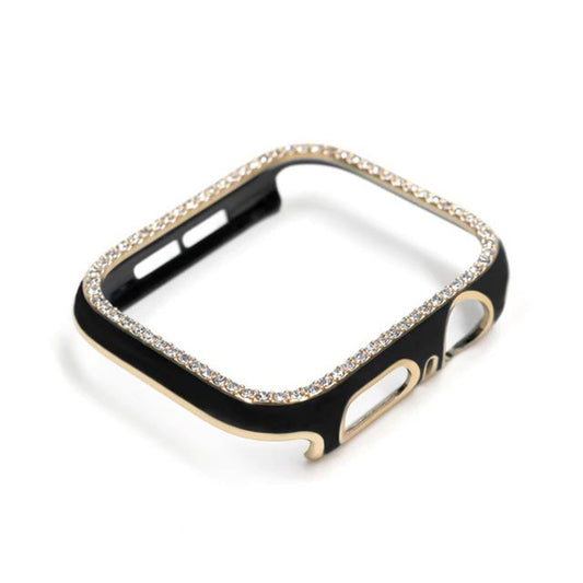 Two-colour Single-row Diamond Apple Watch Case