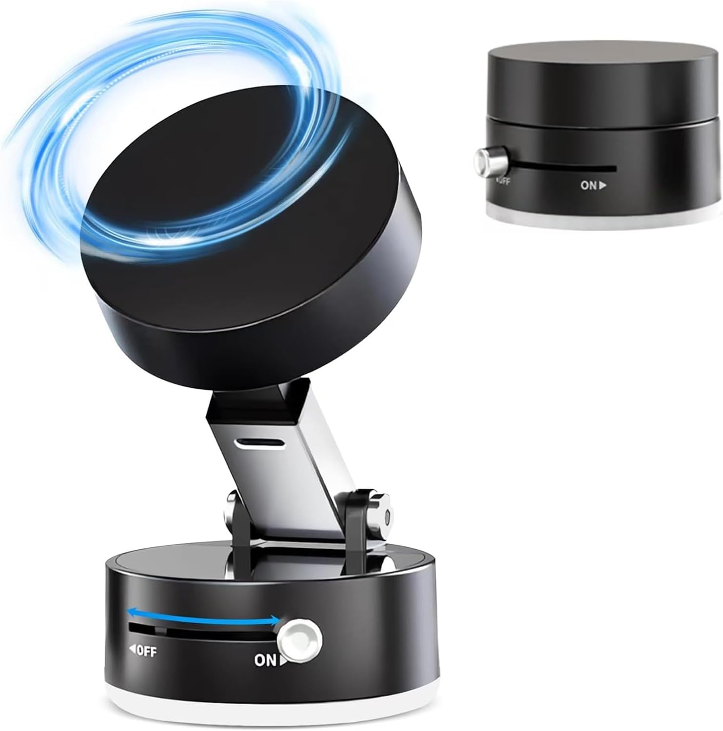 Foldable Magnetic Vacuum Phone Holder