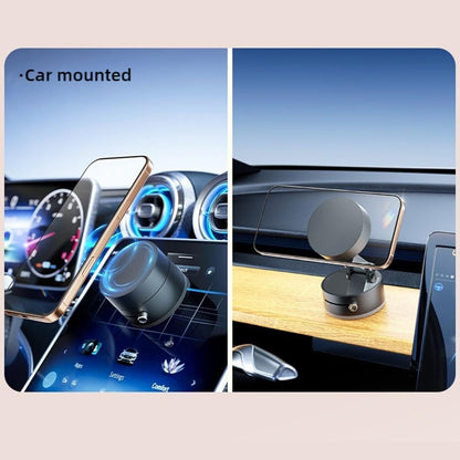 Foldable Magnetic Vacuum Phone Holder