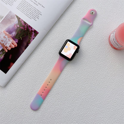 Aurora Silicone Apple Watch Strap